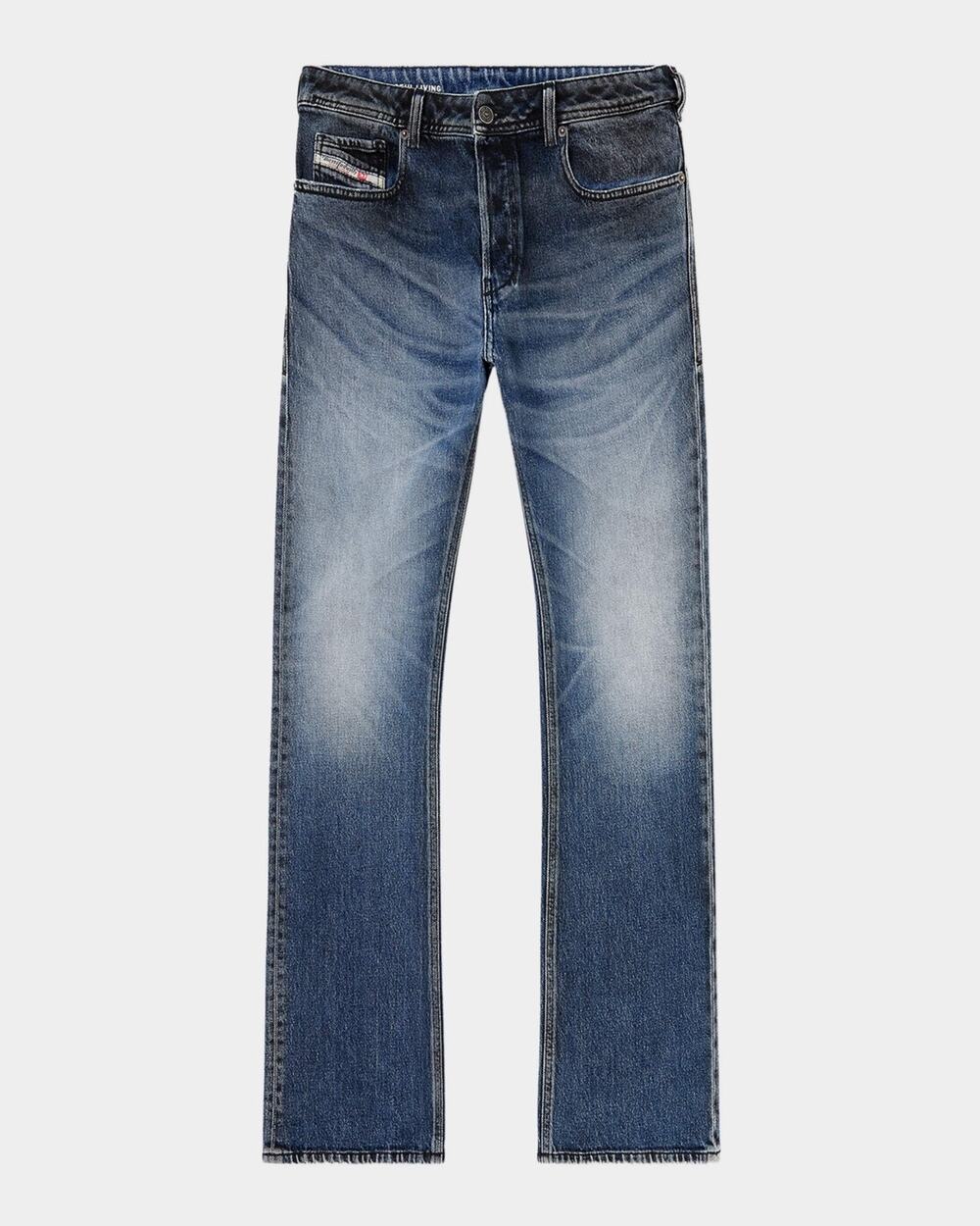 Diesel 36 x 30 - 2007 Zatiny RE021 Bootcut Slim Blue Denim Jeans $250 NWT